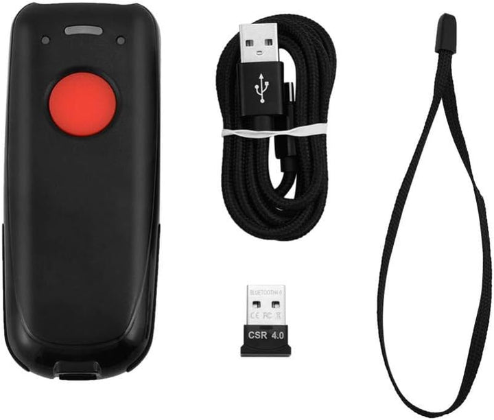 Wireless Barcode Scanner,Richer-R Drahtloser Bluetooth Barcode Scanner Barcodelesegerät,Tragbar Kabe