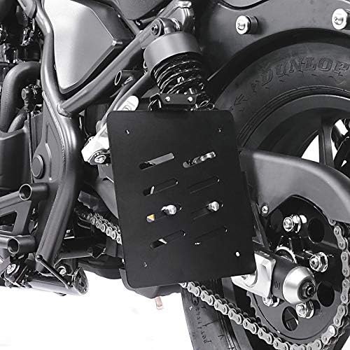 Kennzeichenhalter seitlich Kompatibel für Honda Rebel 1100 2021 schwarz