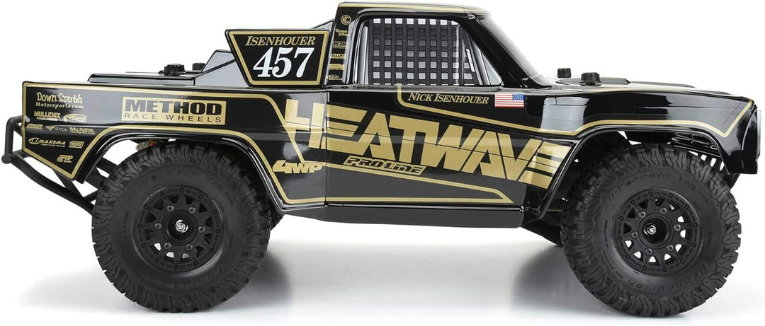 1/10 Pre-Cut 1967 Ford F-100 Heat Wave Black Body: Short Course