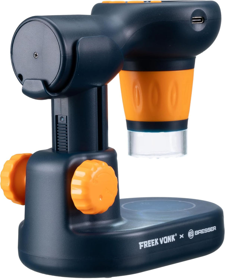 Handmikroskop für Kinder, digital, 600x Vergrösserung, LED-Beleuchtung, Stativ, Foto- und Videoaufna