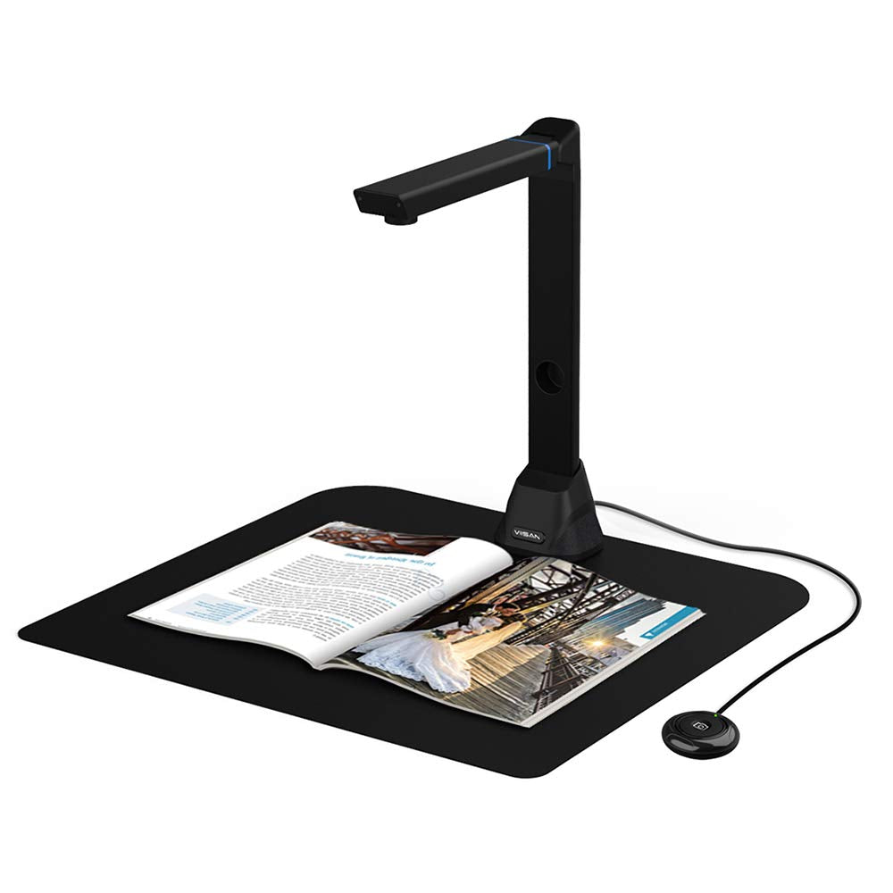 Viisan VK16 Dokumenten-und Buchscanner digitalisiert A3-Vorlage blitzschnell. 16MP Sensor. Buch-Dopp