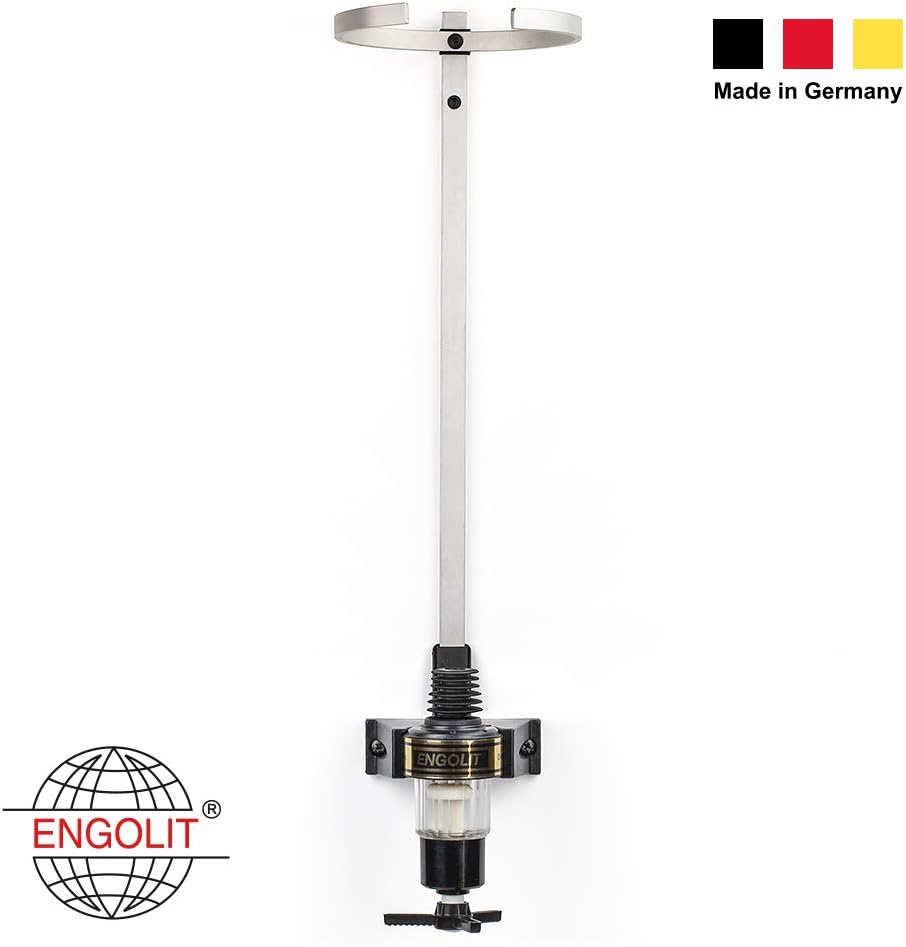 ENGOLIT 3-Liter-Flaschenhalter (inkl. 2,0 cl Drehkreuz-Dosierer) für Lange/grosse Flaschen ab 40 cm