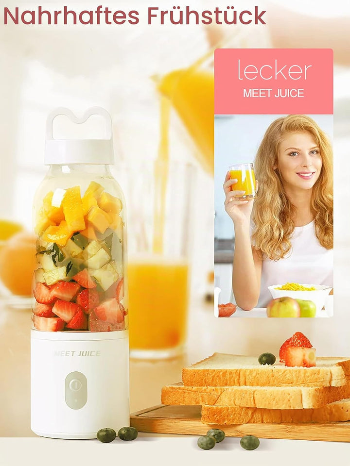 Elektrischer tragbarer Mixer Smoothie-Maker Multifunktionaler wiederaufladbarer USB-Mini-Mixer