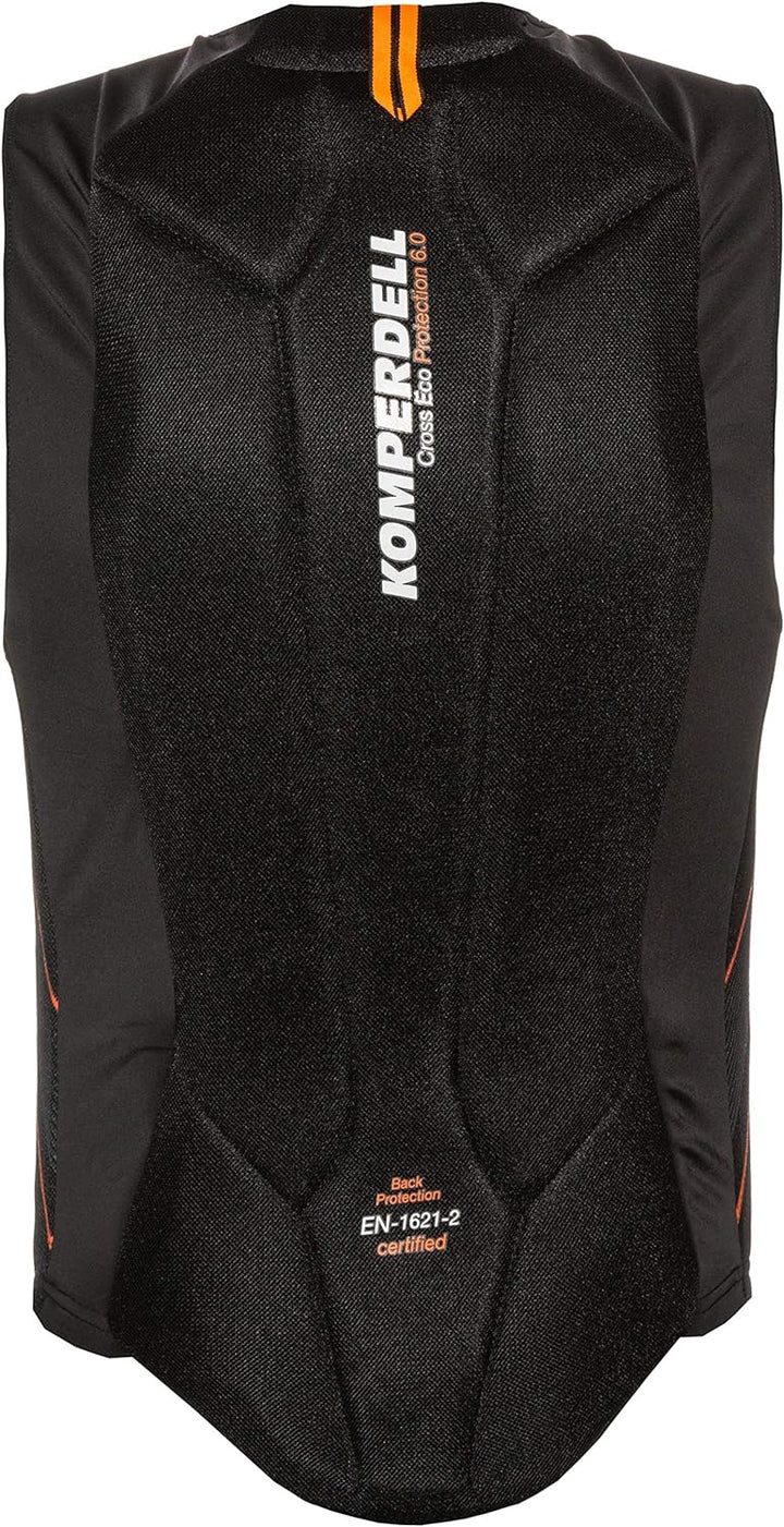 Komperdell Herren Protektor Top Super ECO Cross Vest Men black/orange M, black/orange M