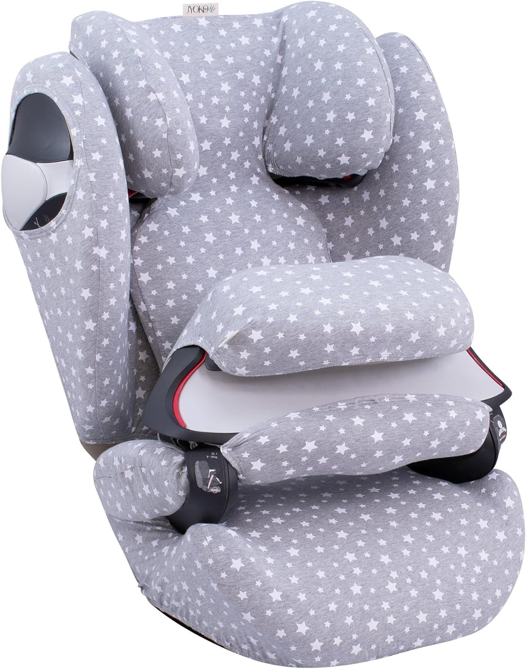 JYOKO Kids Bezug für Autositz kompatibel mit Cybex Pallas M (White Star), White Star