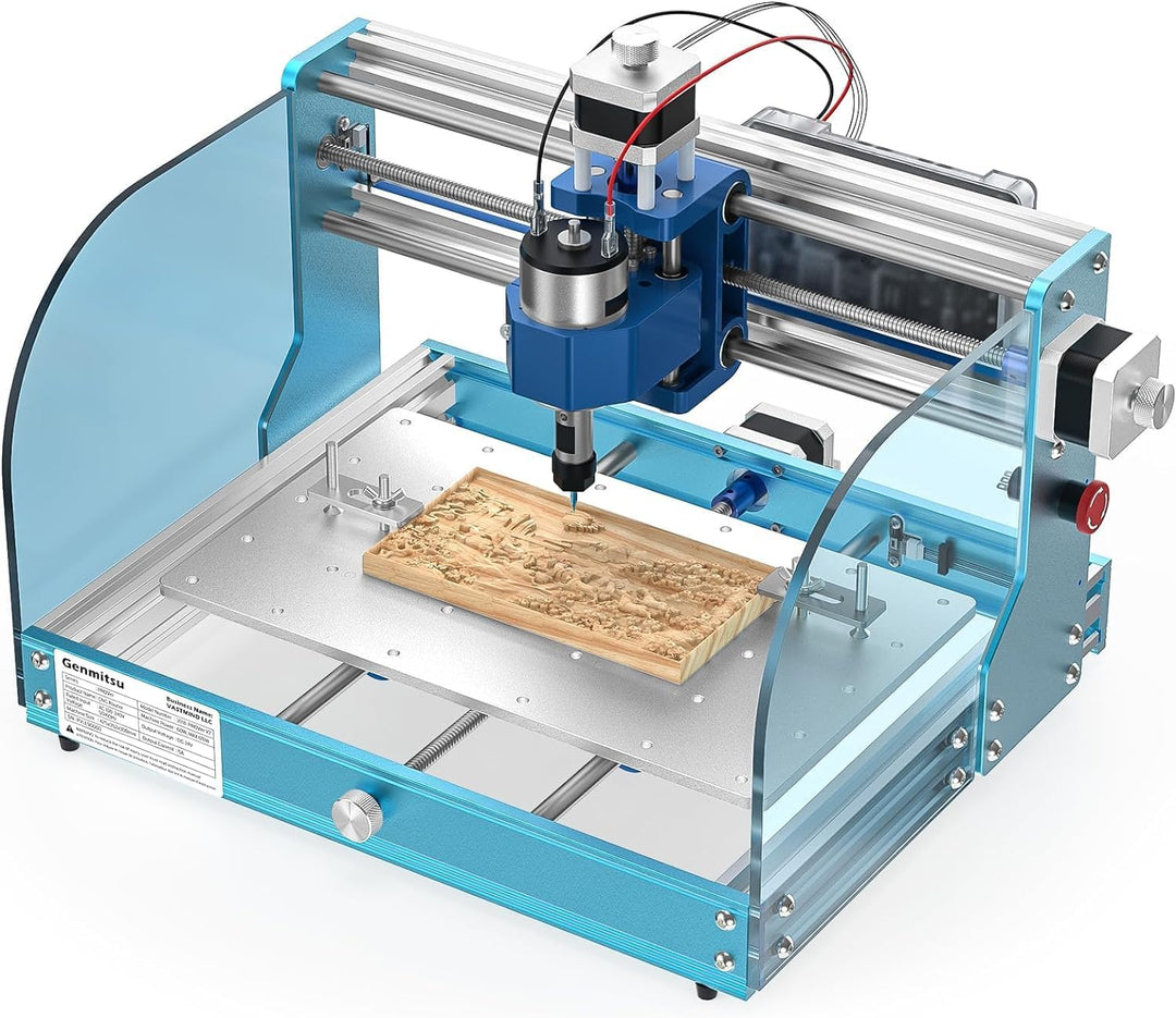 Genmitsu 3018-PROVer V2 CNC-Fräsmaschine, Desktop-CNC für Einsteiger mit Endschaltern und Not-Aus, v