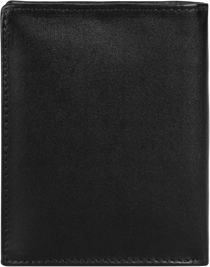 bruno banani Geldbörse Echt Leder Herren - 021648 Schwarz, Schwarz