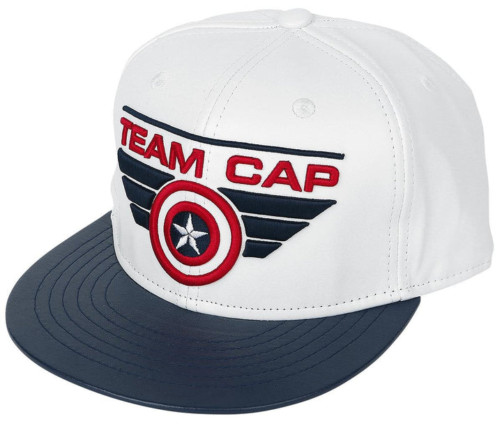 Captain America Team Cap Snapback-Cap weiss