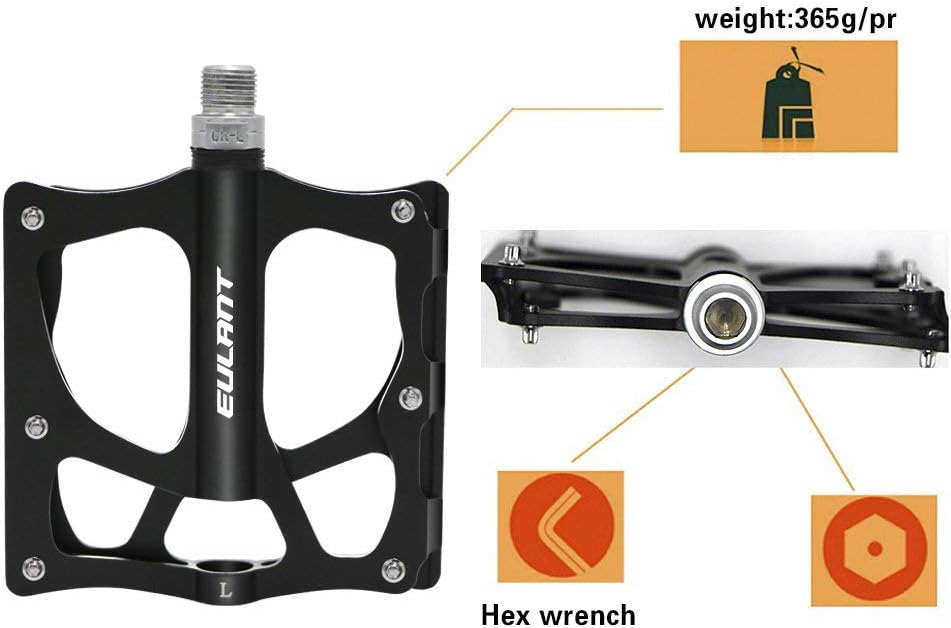 Fahrradpedale MTB Pedale Leichte Aluminium Sealed Bearing Mountainbike Pedale für Rennrad Urban Bike