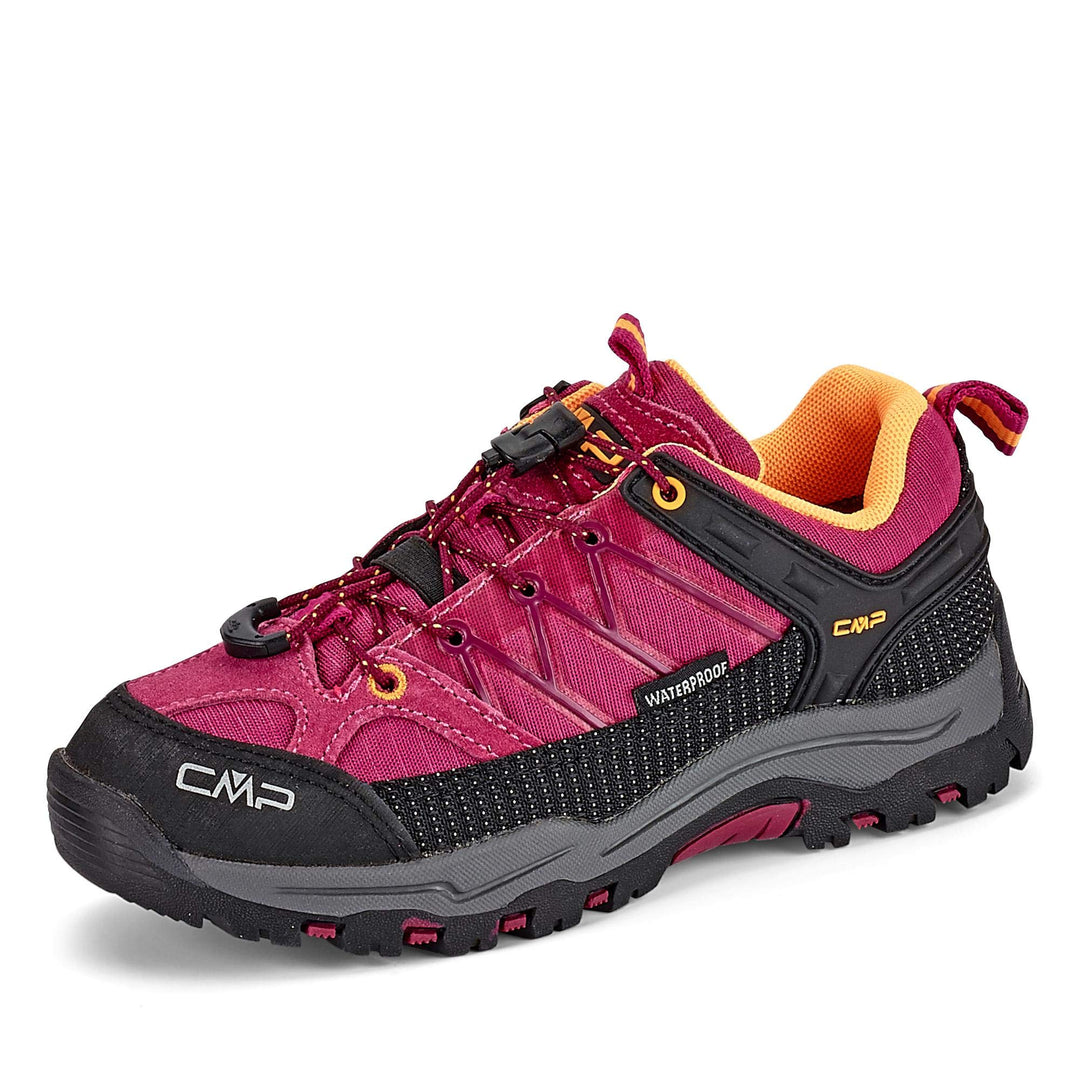 CMP Unisex Kinder Kids Rigel Low Trekking Shoes Kids WpTrekking-Schuhe 38 EU Pink Orange Bouganville