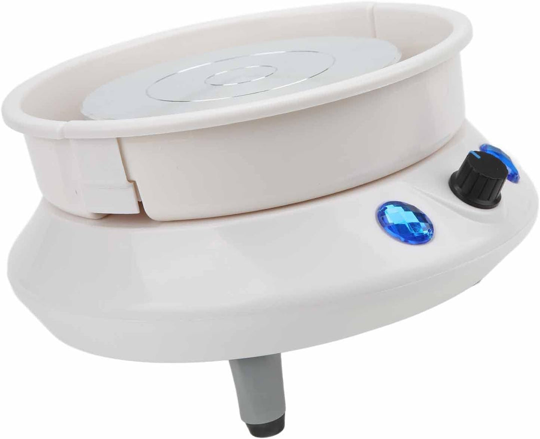 Zerodis Mini-Töpferscheibe, Humanisiertes Design, 200 U/min, Kompakte Struktur für Töpfer-Baumarkt (