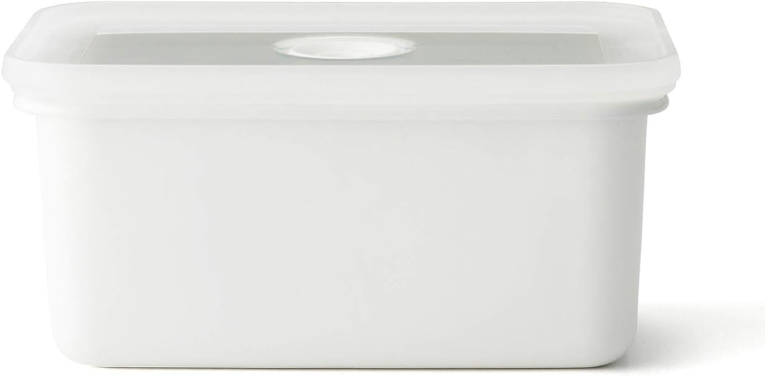 HoneyWare | Vakuum Emaille Frischhaltedose, M hoch, 1,12L, VD-DM.W, M Hoch