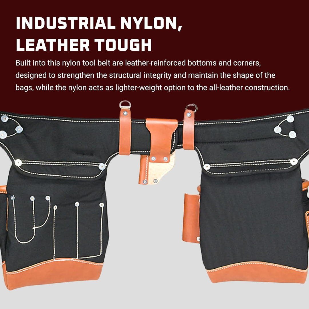 Occidental Leder, 9850 zu Verstellen, Für Fett Lip Werkzeuggürtel, Schwarz Right Hand, Right Hand