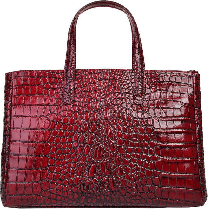 Cluty Grosse Grösse: Damen, Leder Damen Handtasche Rot, Rot