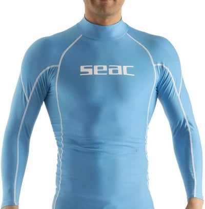 Seac RAA Long Evo Man Rash Guard UV-Schutz-Shirt zum Schnorcheln und Schwimmen Langarm für Herren