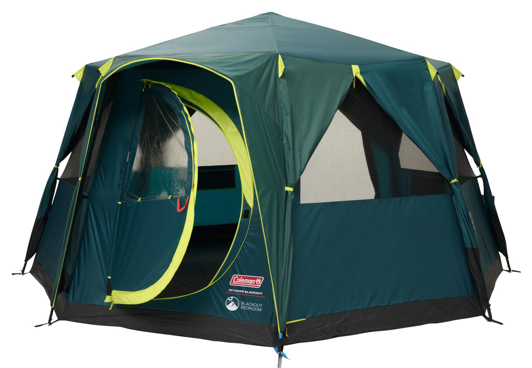 Coleman Octagon mit grossen Fenstern, mit 360° Rundumblick, stabile Stahlstangenkonstruktion, Vollst
