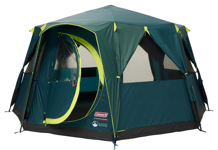 Coleman Octagon mit grossen Fenstern, mit 360° Rundumblick, stabile Stahlstangenkonstruktion, Vollst