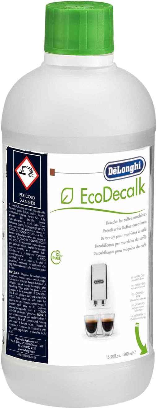 2x DELONGHI EcoDecalk Entkalker + 3x DELONGHI Wasserfilter DLS C002 + 1x DELONGHI Reinigungsbürste (