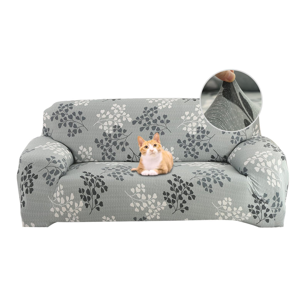 Jaotto Sofabezug 2 Sitzer Elastischer Stretch Spandex Sofa Überwürfe Sofahusse Antirutsch Waschbar S