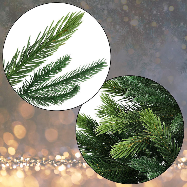 BB Sport Luxus Christbaum 120 cm Mittelgrün/Douglasie künstlicher Weihnachtsbaum PE/PVC Spritzguss M