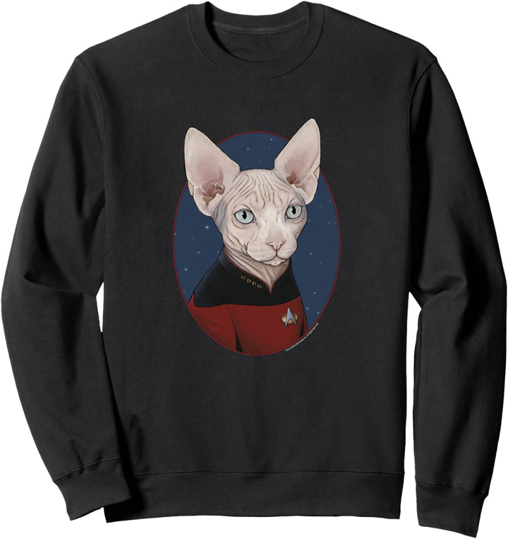 Star Trek Next Generation Sphinx Cat Picard Sweatshirt