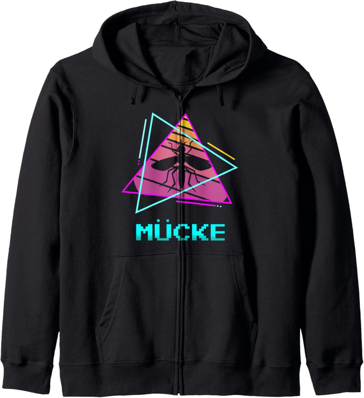 Retro Mücke Mücken Kapuzenjacke