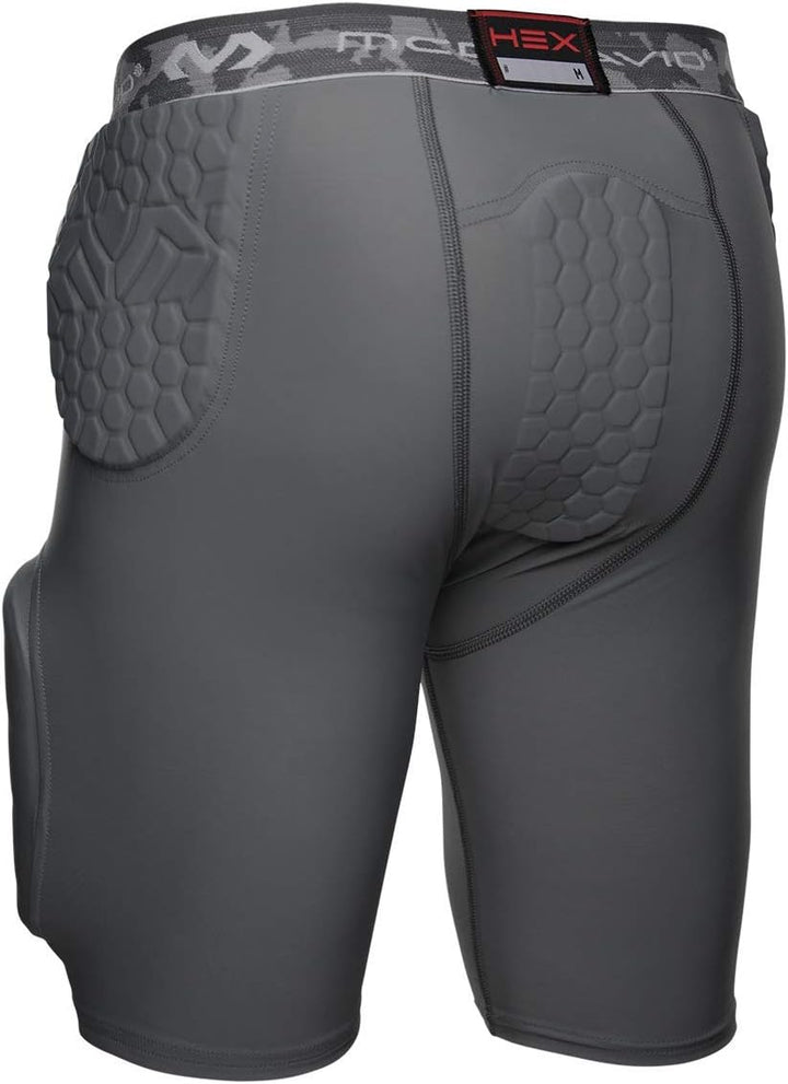 Mcdavid 7333 Hex Pad Intergraded Girdle mit 5 Pads, Grau Grau S, Grau S