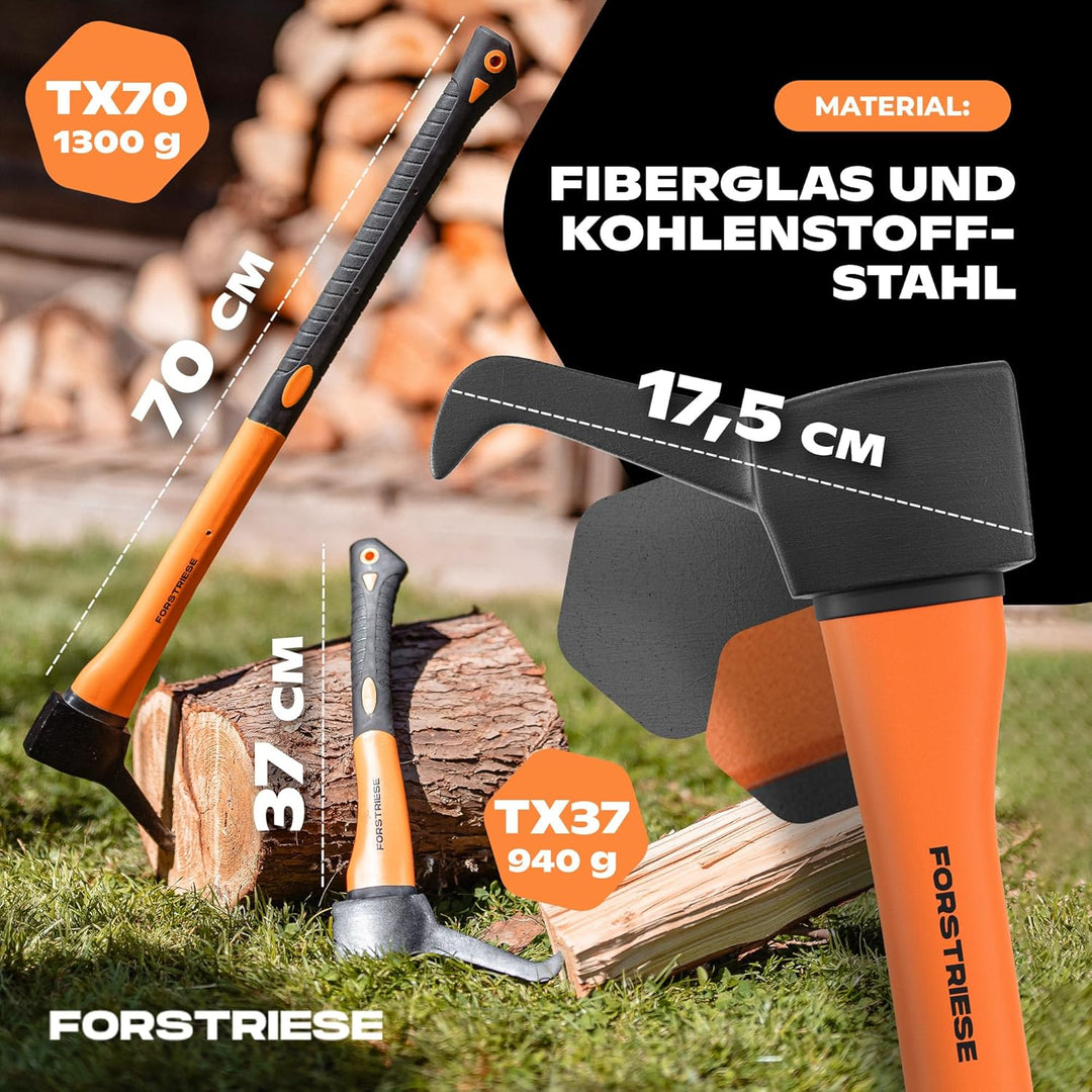 Sappie 70cm Forstwerkzeug | Sapie TX70 | Handsappie aus hochwertigem Non-Break Fiberglas-Kunststoff