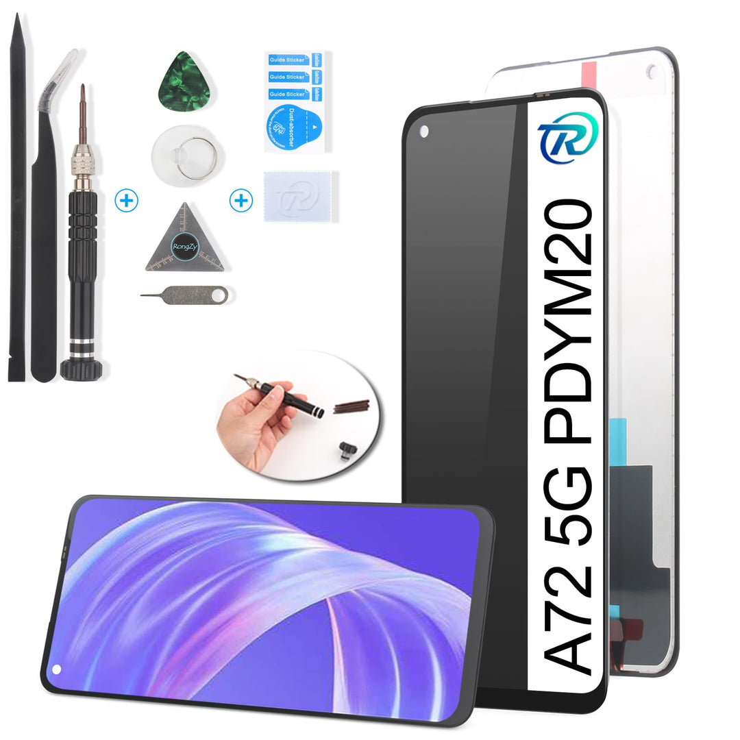 RongZy Display für Oppo A72 5G PDYM20 PDYT20 /A73 5G CPH2161/A53 5G CPH2127 LCD Bildschirmersatz Dig