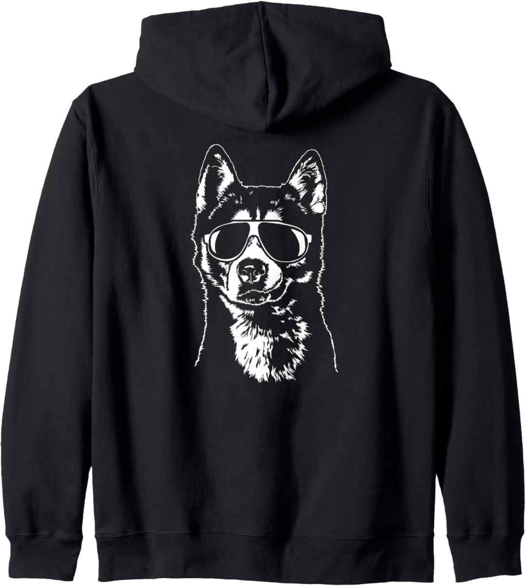 Lustiger Siberian Husky cool Sonnenbrille Hund Hunde Kapuzenjacke