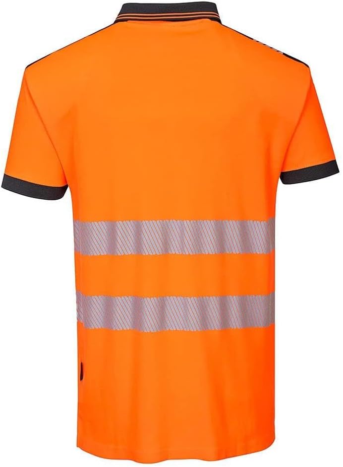 PW3 Polo Manica Corta Hi-Vis S Orange, S Orange