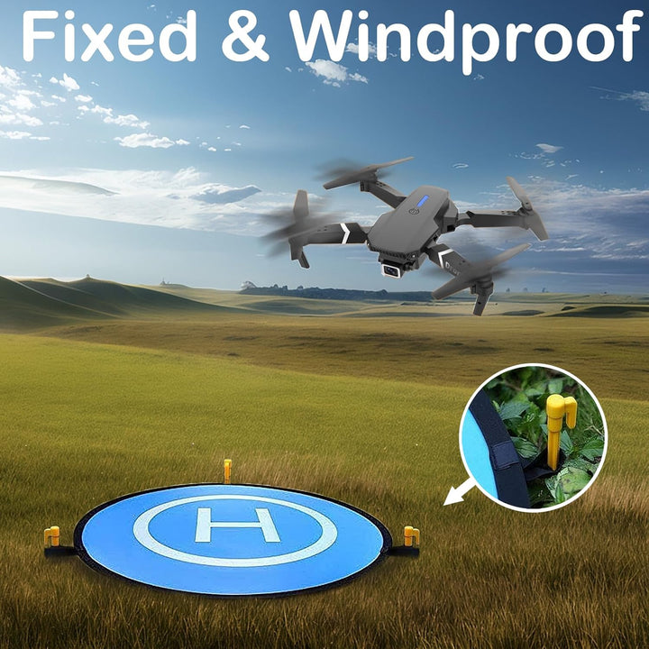 Drone Landing Pad, Tragbare Faltbare Landing Pads,Wasserdicht Doppelseitig Drohnen Landeplattform,Un