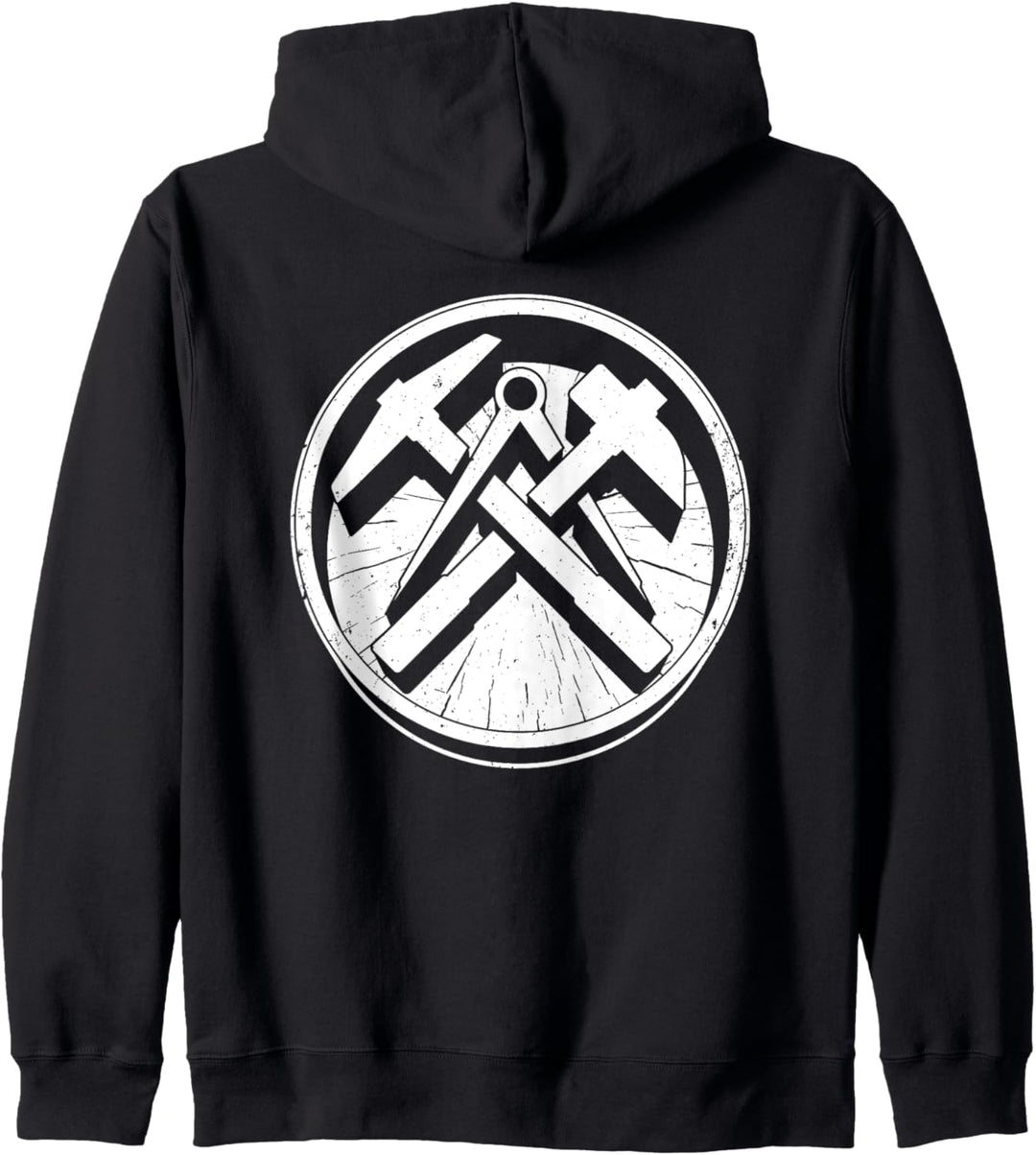 Dachdecker Zunft Zeichen Logo Kapuzenjacke
