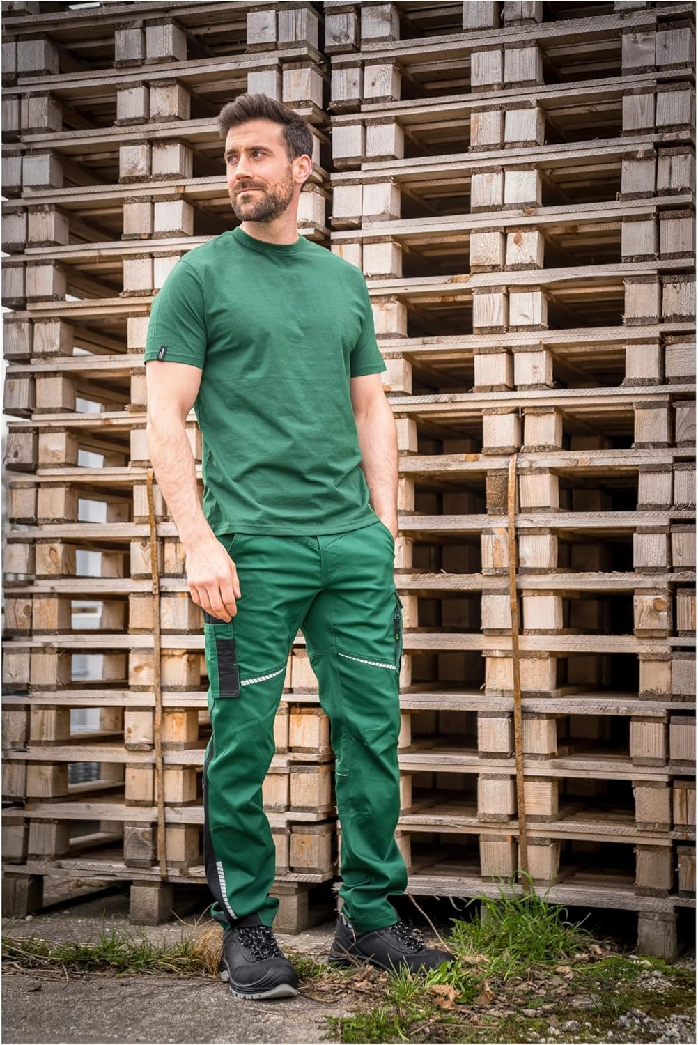 Leibwächter Casual-Line Herren Arbeitsshirt Baumwolle, Arbeits T-Shirt Kurzarm, T-Shirts für Herren