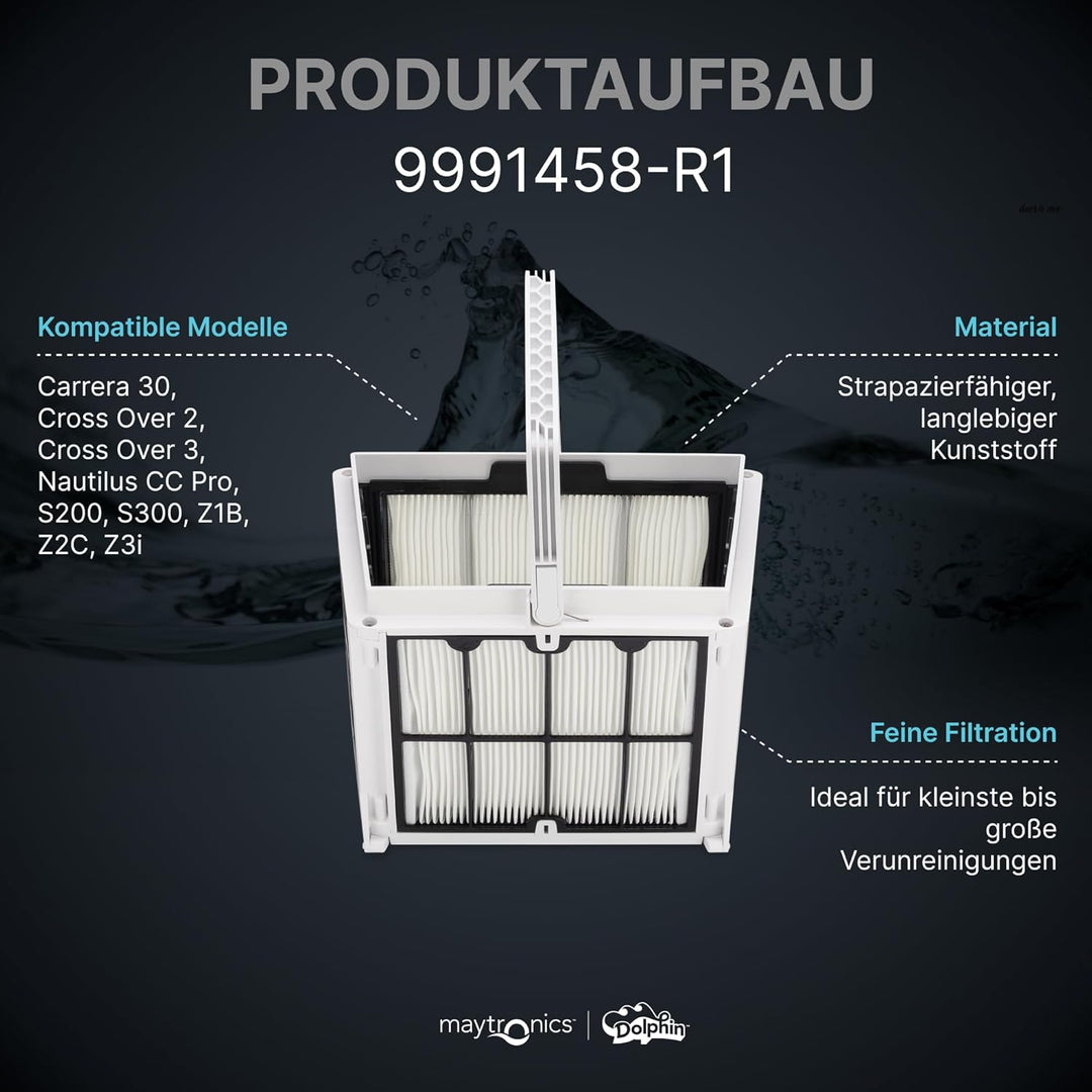 Dolphin Original-Ersatzteil - Feinfilterkorb - Teilenummer 9991458-R1
