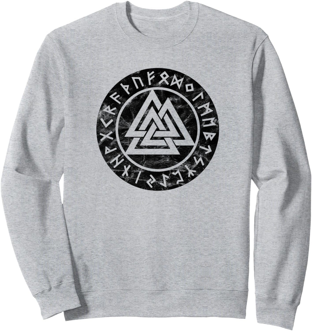 Valknut Odin Wikinger Symbol Pagan Nordisch Germanisch Sweatshirt
