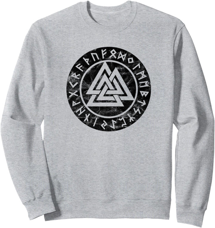 Valknut Odin Wikinger Symbol Pagan Nordisch Germanisch Sweatshirt