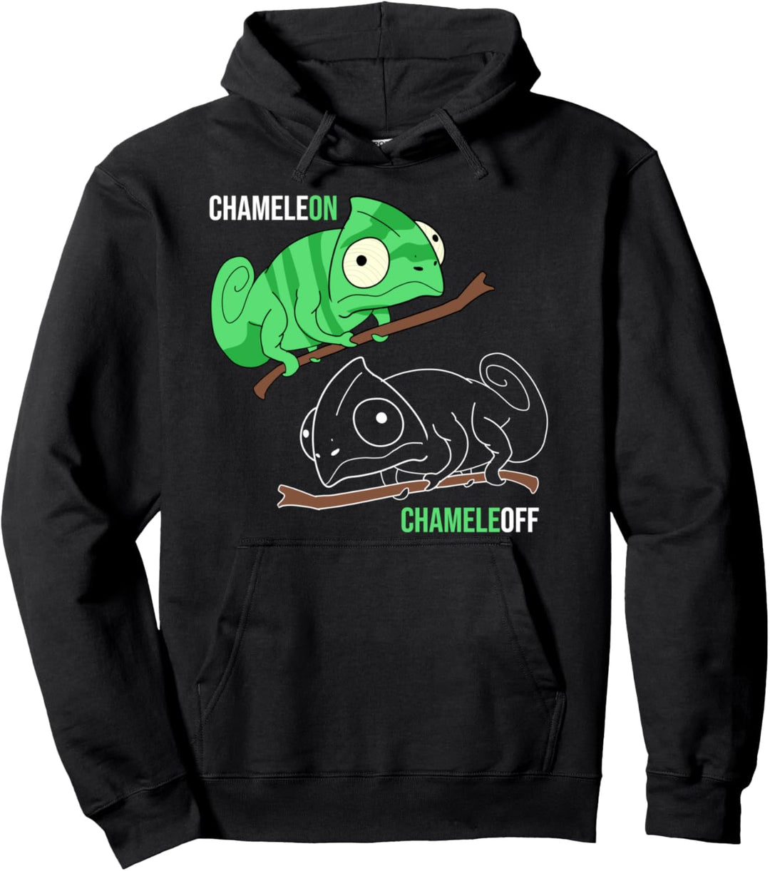 Chameleon Chamäleoff | Eidechse Witz Lustige Reptilien Pullover Hoodie