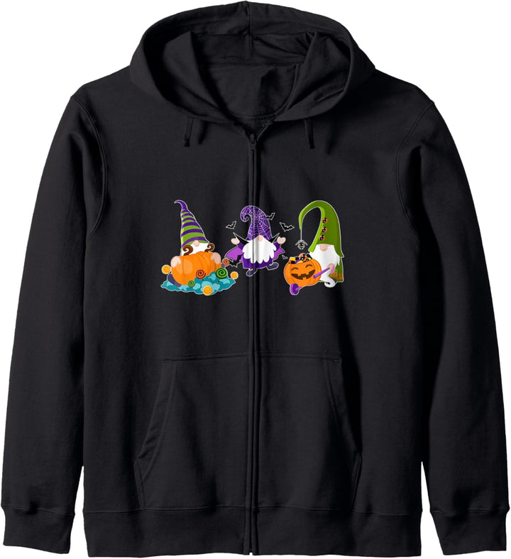 Halloween Gnome Netter Herbst Kürbis Fall Kapuzenjacke