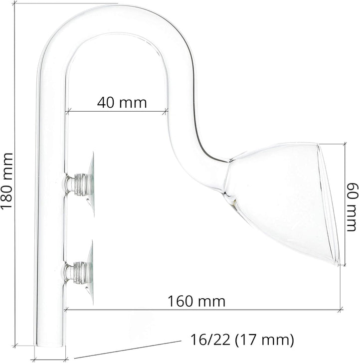 Guemmer products Filter Inflow Outflow Set 16/22mm 2 Saugnäpfe
