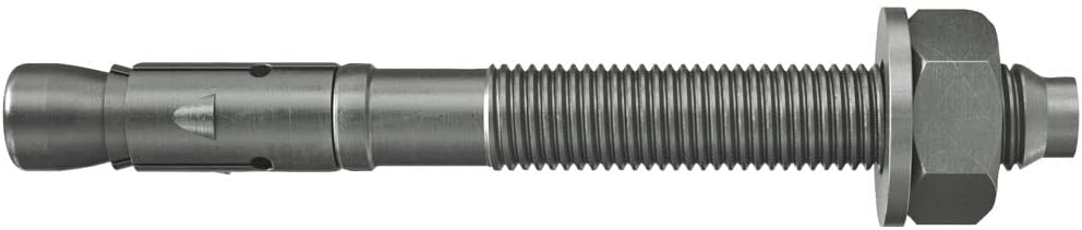 fischer Bolzenanker FAZ II 10/10 Edelstahl, 145 Stück im praktischen Eimer, Stahlanker für höchste A