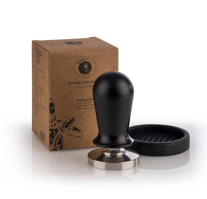 Barista Edition, Premium Tamper, Kaffee Verdichter Ø 53 mm Base, H: 10 cm, rostfreier Edelstahl, Esp