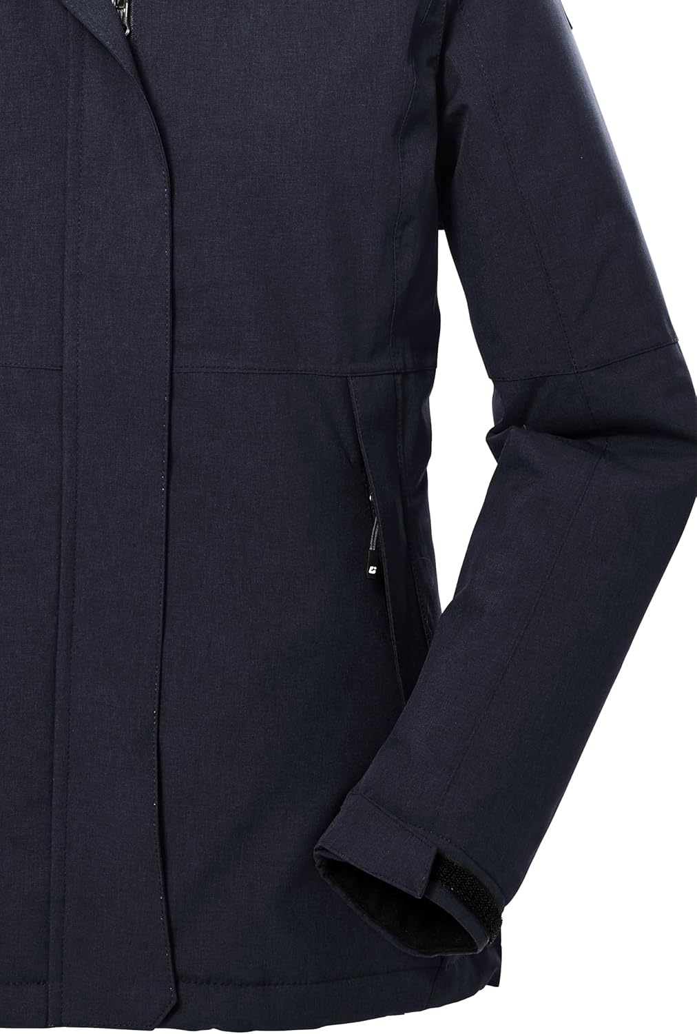 Killtec Damen Kow 37 Wmn Jckt Funktionsjacke/Outdoorjacke mit abzippbarer Kapuze 42 dunkelnavy, 42 d