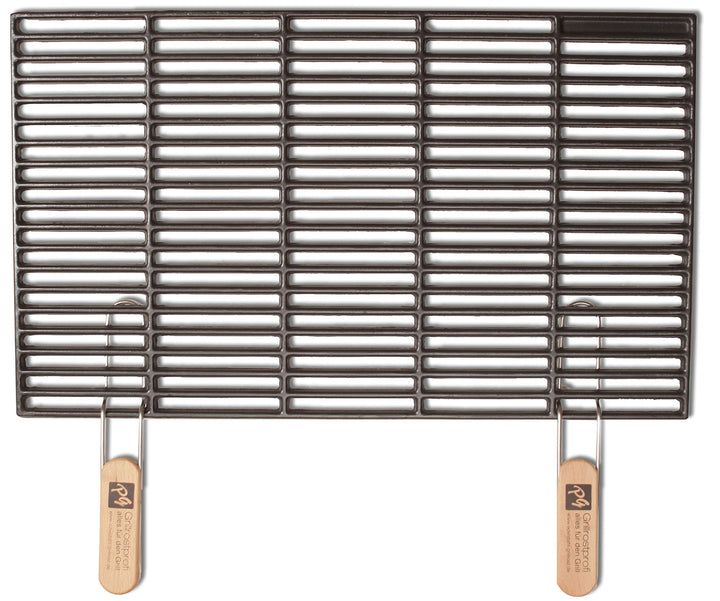 Grillrostprofi Gusseisen-Grillrost 67 x 40 cm mit abnehmbaren Handgriffen von Ihrmen
