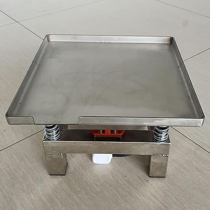 Beton-Rütteltisch – Kleiner Rüttelschüttler für Tests – Mini-Vibrationsplattform aus Edelstahl – Prü