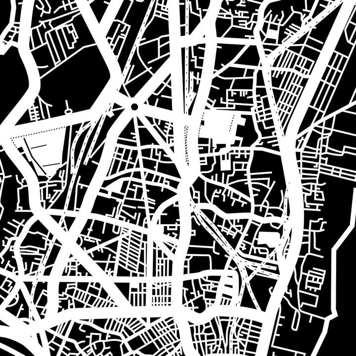 Mumbai Papierschnitt Karte Weiss 30x30 cm Papierkunst, Mumbai