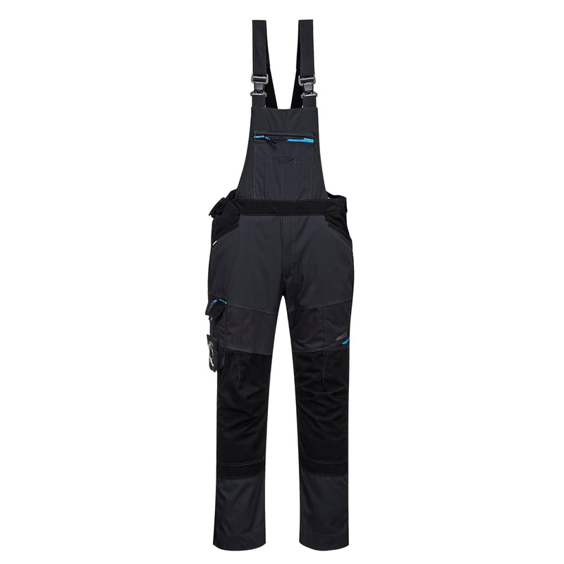 Portwest WX3 Latzhose, Grösse: L, Farbe: Metal Grau, T704MGRL L Metallgrau, L Metallgrau