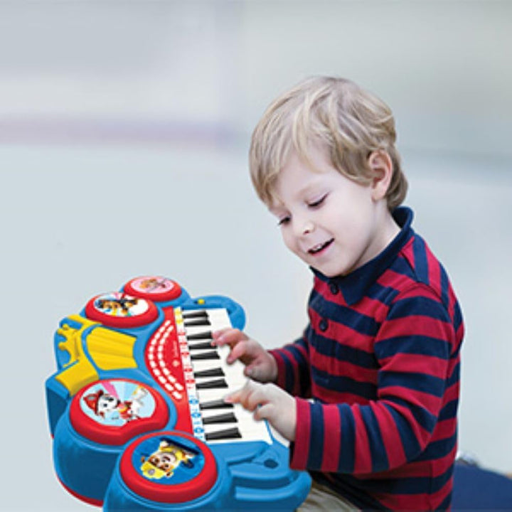Lexibook, Paw Patrol, Elektronisches Keyboard mit Sitz, Mikrofon, MP3-Player, Soundeffekten, Demo-Mu