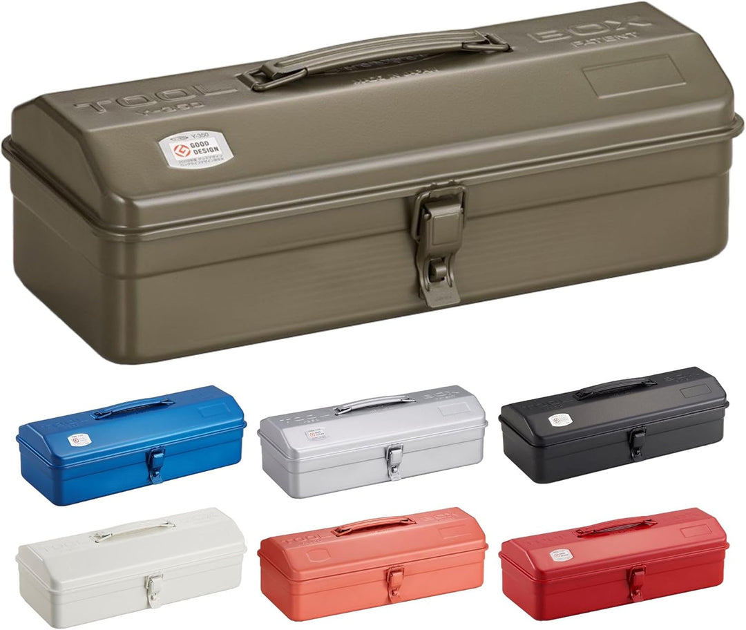 Toyo Y-350 Stahl Winkel-Werkzeugkoffer (Werkzeugkasten), Militärgrün Militär-grün, Militär-grün