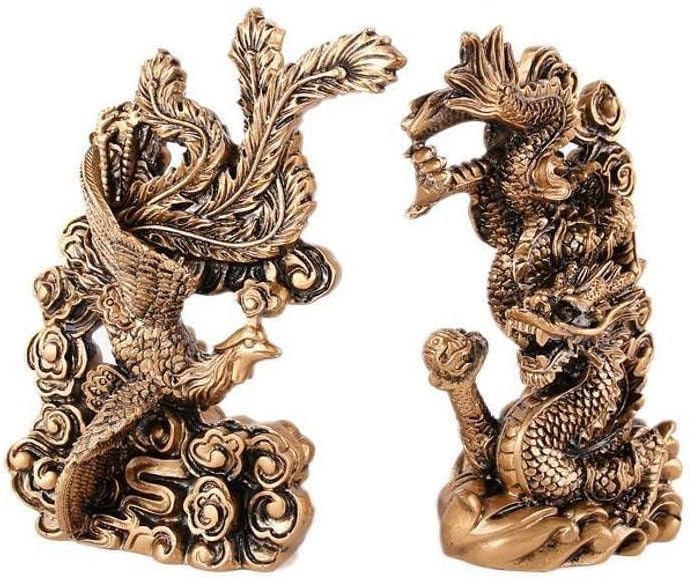 Drachenpaar Feng Shui Drache Phönix, Drache Phönix